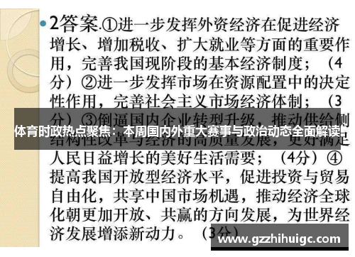 体育时政热点聚焦：本周国内外重大赛事与政治动态全面解读